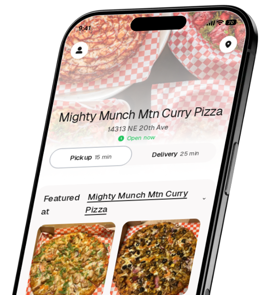 Mighty Munch Mtn Curry Pizza app preview