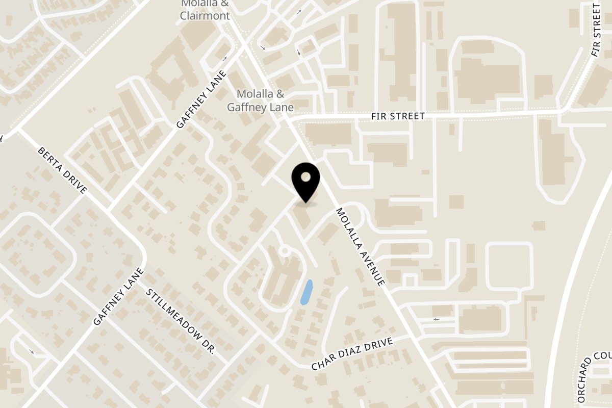 Map showing the location of Mighty Munch Mtn Curry Pizza Oregon City on 19273 Molalla Ave Unit A in Oregon City